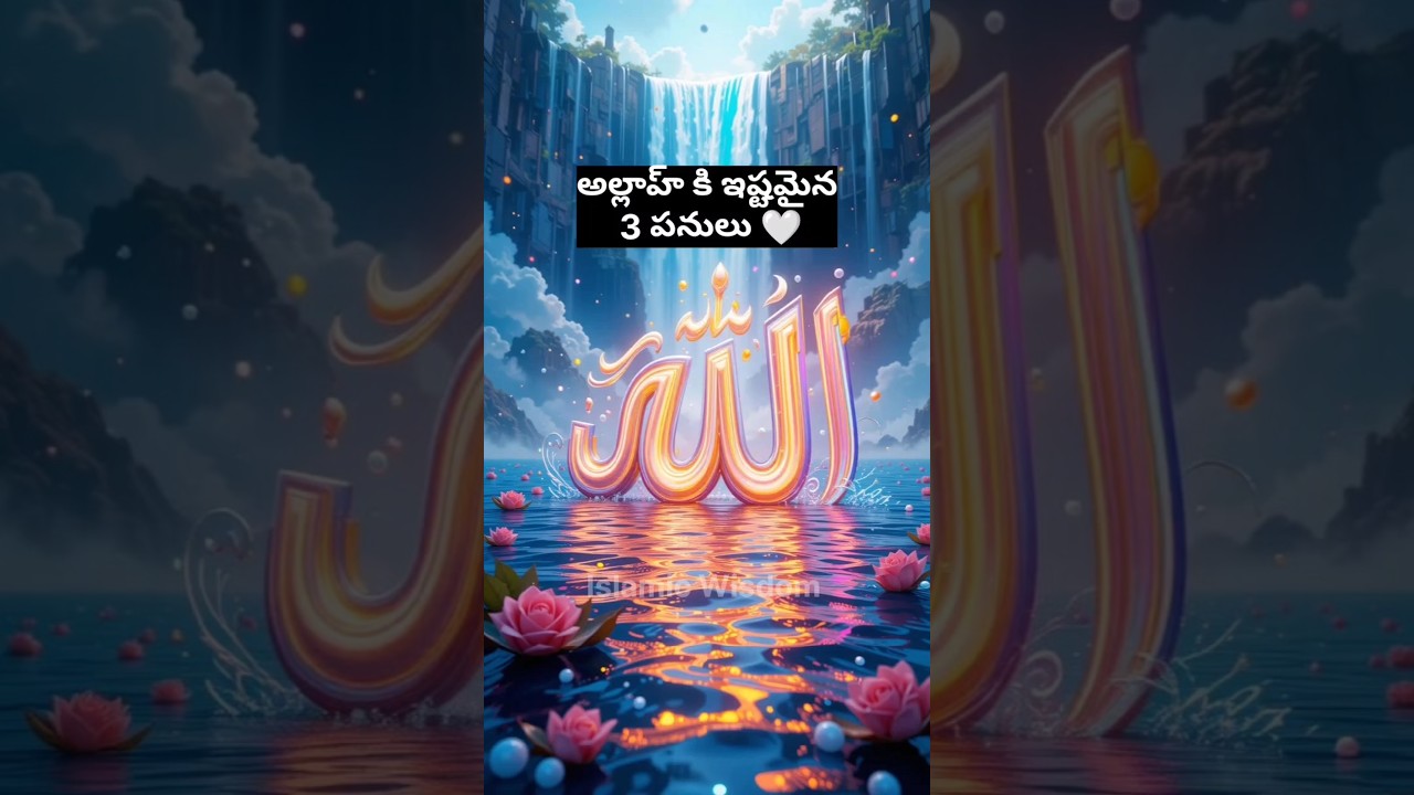 అల్లాహ్ కి చాలా ఇష్టమైన 3 పనులు | Islamic Short in Telugu| Allah’s Love💖 