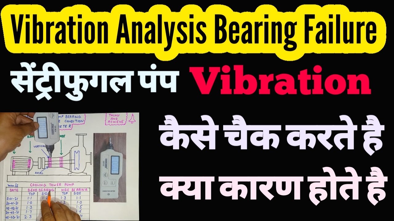 Vibration Analysis Bearing Failure | Centrifugal pump vibration analysis | Vibration analysis basics