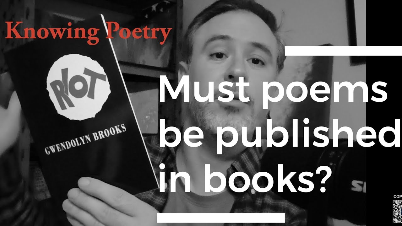 Must poems be published in books?