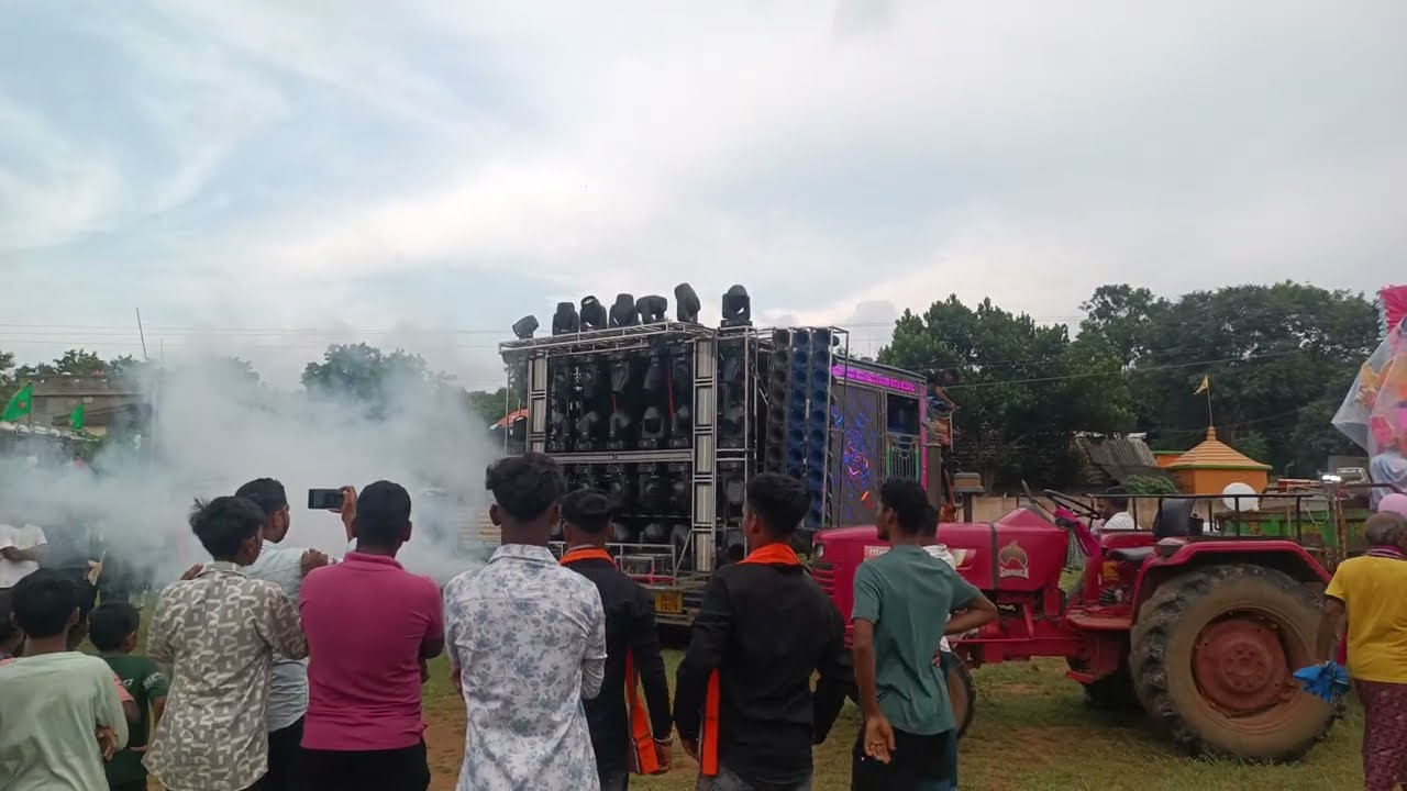 JD Professional  sound check Naran Pur Ganesh puja Bhasani#jdprofessional #rasmiv3dj #dj 