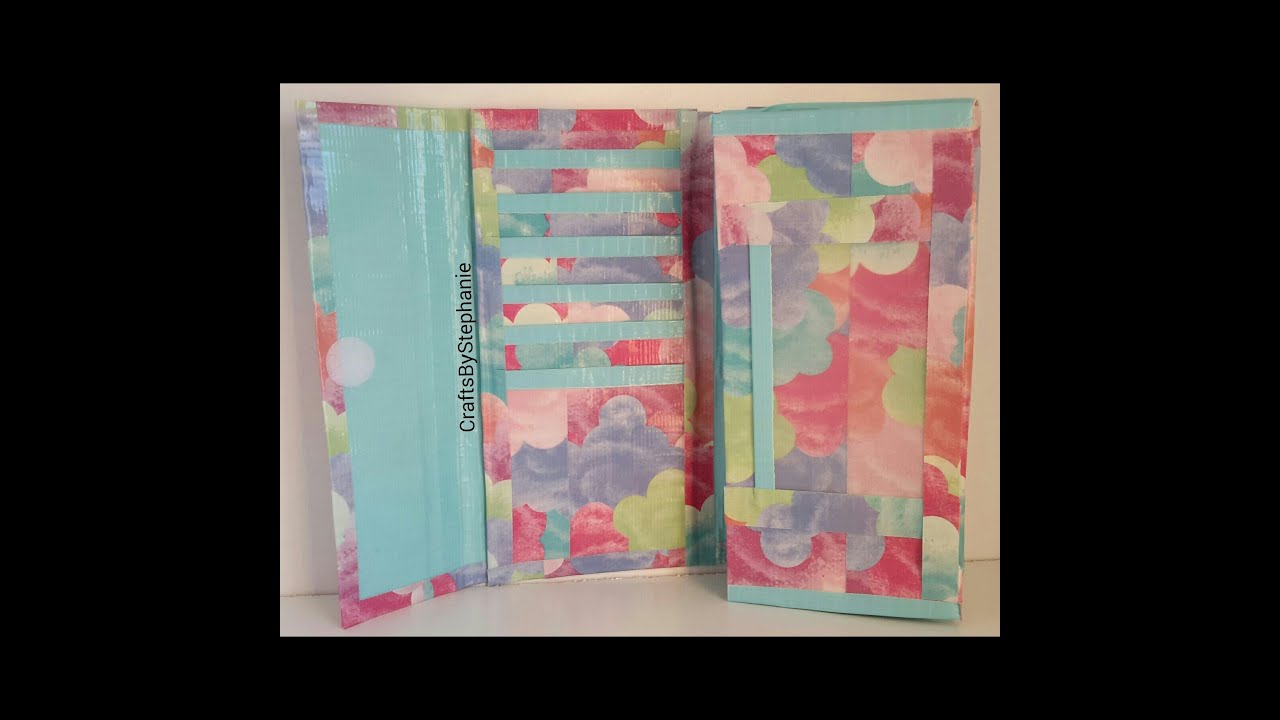Tutorial: Duct Tape Mini Accordion Women's Wallet