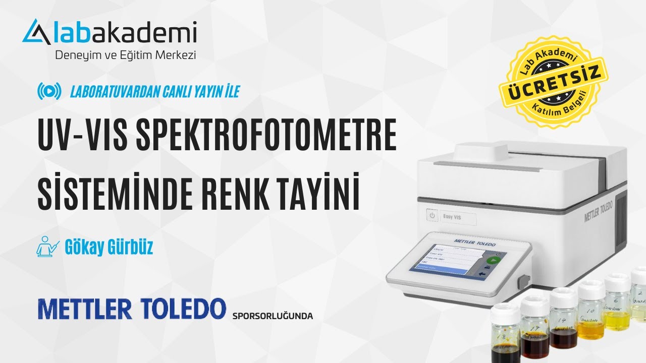 UV-VIS SPEKTROFOTOMETRE SİSTEMİNDE RENK TAYİNİ