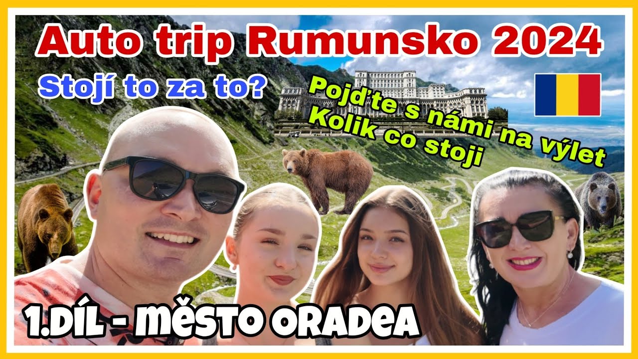 Auto trip Rumunsko 2024 1.díl - Ceny dálnic, hranice a návštěva města Oradea