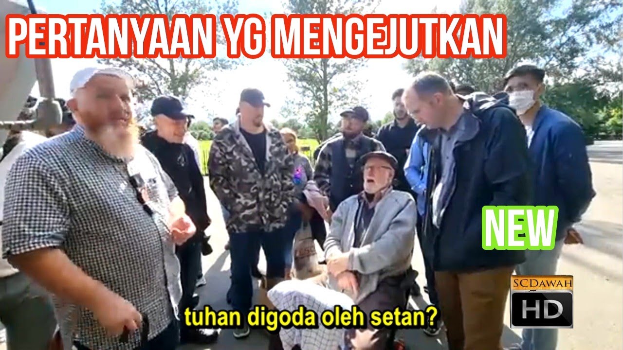Tuhan ku digoda setan ! Hamza Vs Kristen Speakers Corner Hyde park LONDON SCDAWAH INDONESIA