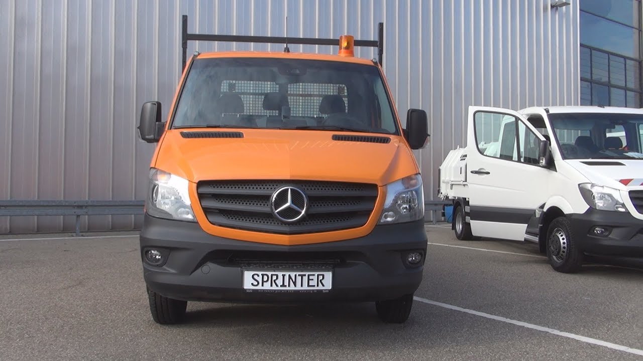 Mercedes-Benz Sprinter 516 CDI 3-seats Tipper Truck (2018) Exterior and Interior