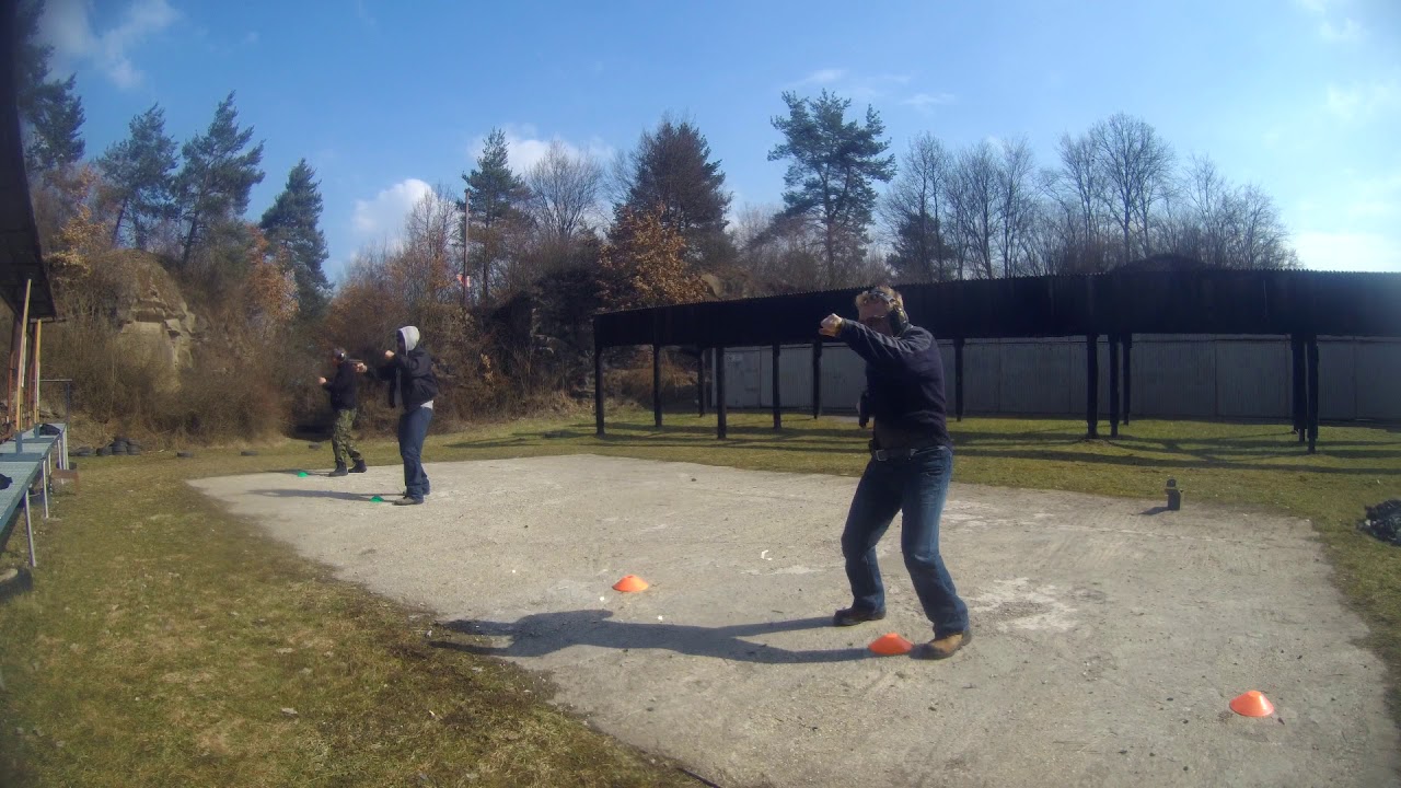 Obranná streľba  - tasenie - 1. variant
