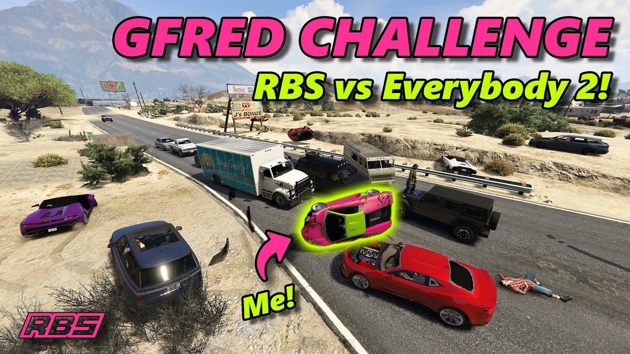 Can I Survive A Gfred While Everybody Tries To Stop Me AGAIN? - Gfred Challenge #26 GTA 5