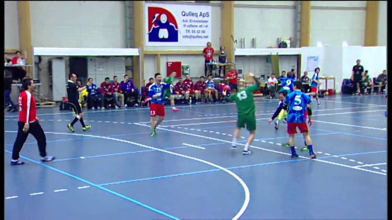 GM Håndbold 2015 GSS - Norsaq HC, angutit 1.halvleg 24.04.2015