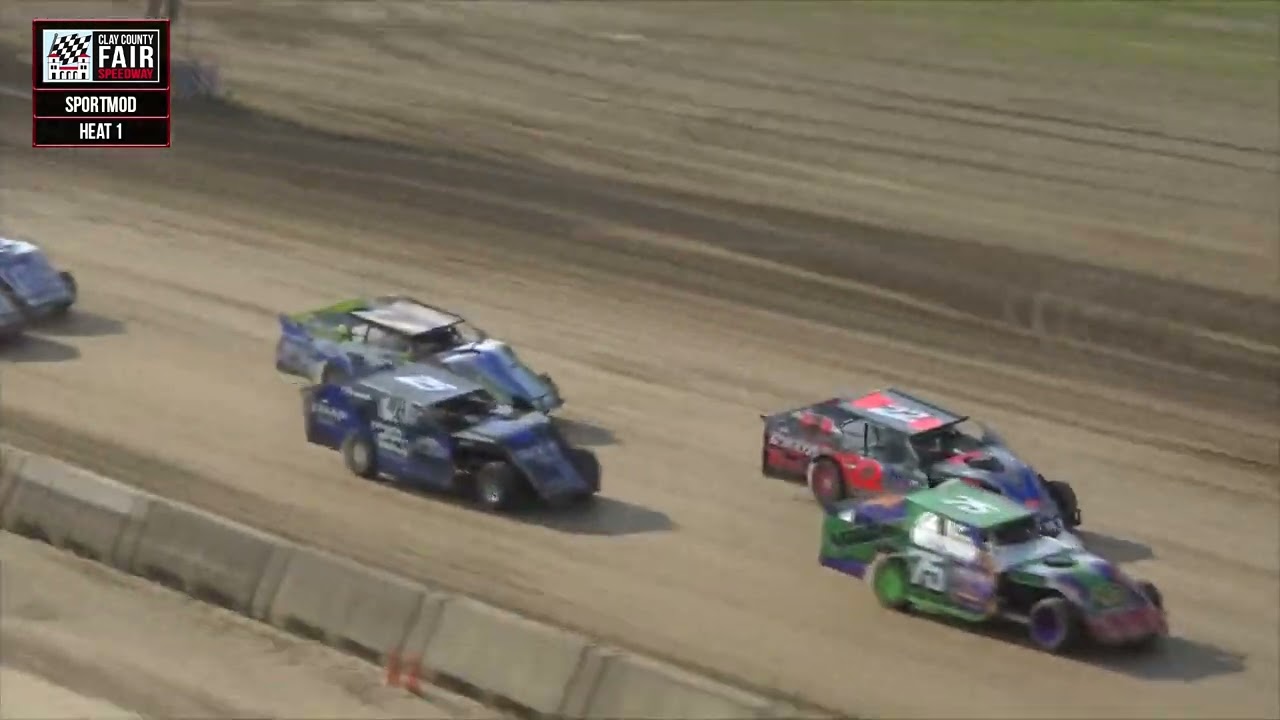 Hobby Stock & Sportmod | Clay County Fair Speedway | 2018-8-12