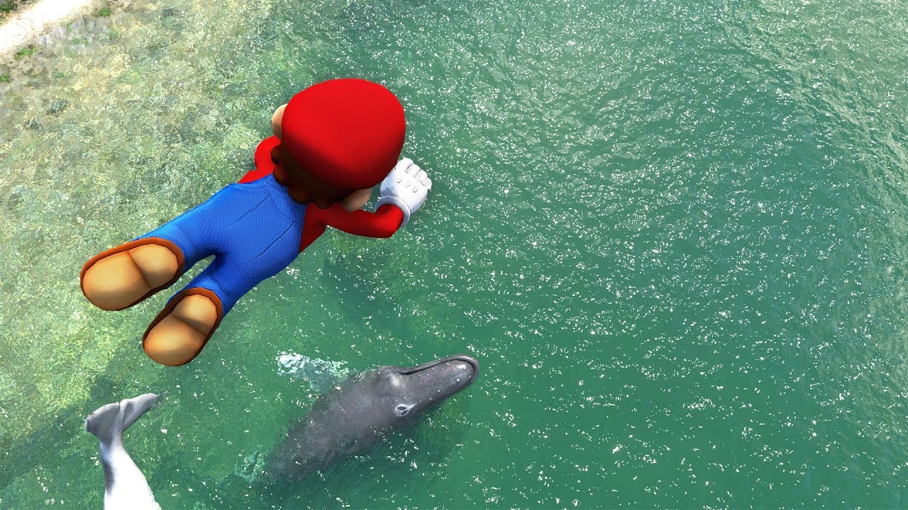 GTA 5 MARIO Ragdolls Water Compilation 2 [Funny Moments | Euphoria Physics]