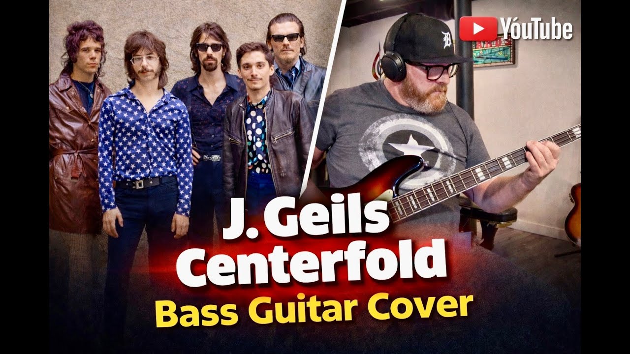 J Geils Band: Centerfold (Bass Guitar Cover)