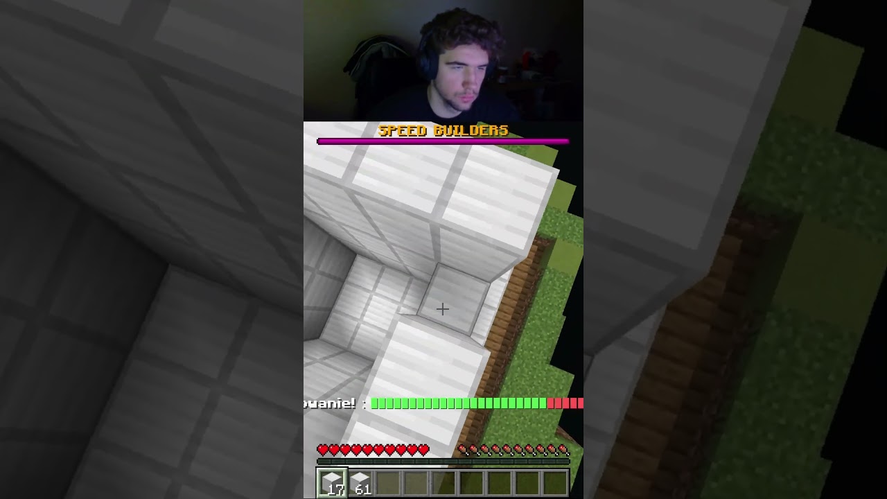 Speedbuilders | iron on #twitch #tripleranger69 #minecraft #gaming #speedrun #tutorial #build