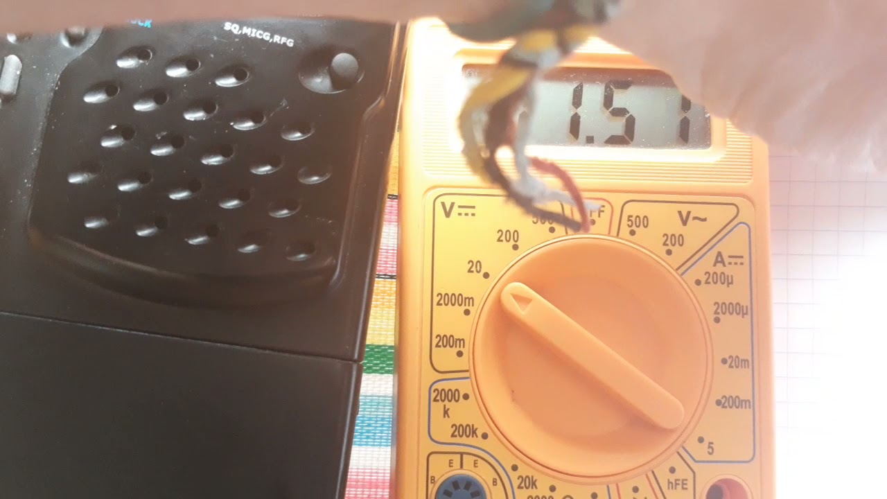 test de la batterie 12v lithium Albrecht AE 2990 AFS sur 27.555 MHz
