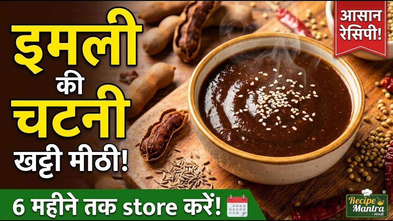 इमली की खट्टी मीठी चटनी बनाने का आसान तरीका | Imli Chutney Eid Special | Imli Ki Chatni Recipe