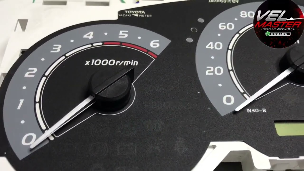 Reparo no painel da Hilux 2006