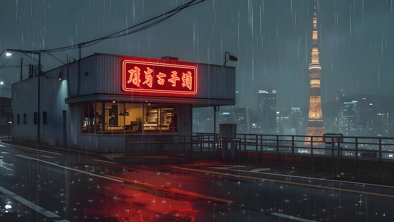 90's Rainy Night Vibes 🌧️ | Chill Lofi Beats for Study, Relax & Sleep