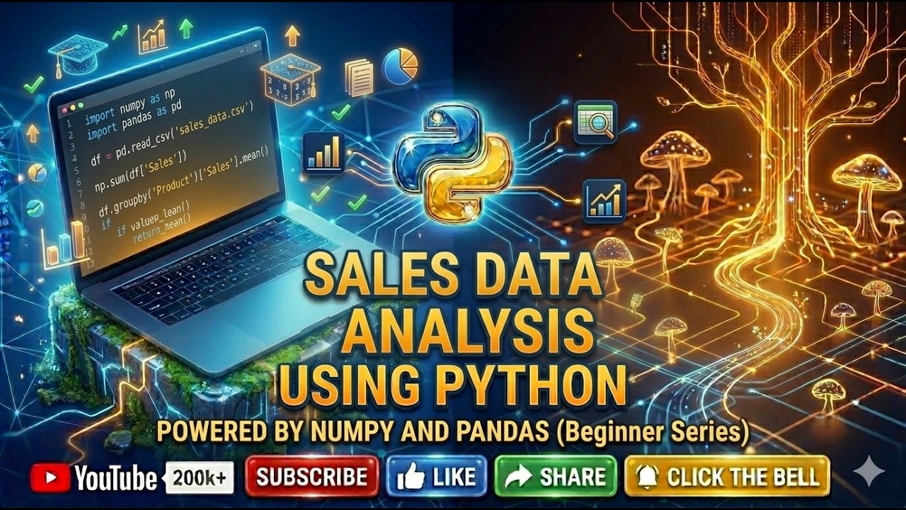 sales data analysis using  numpy and pandas in python