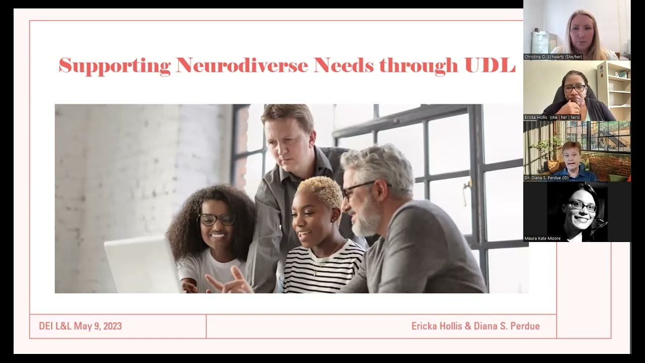 Neurodiversity session 3: Universal Design for Learning & Neurodiversity in Higher Education