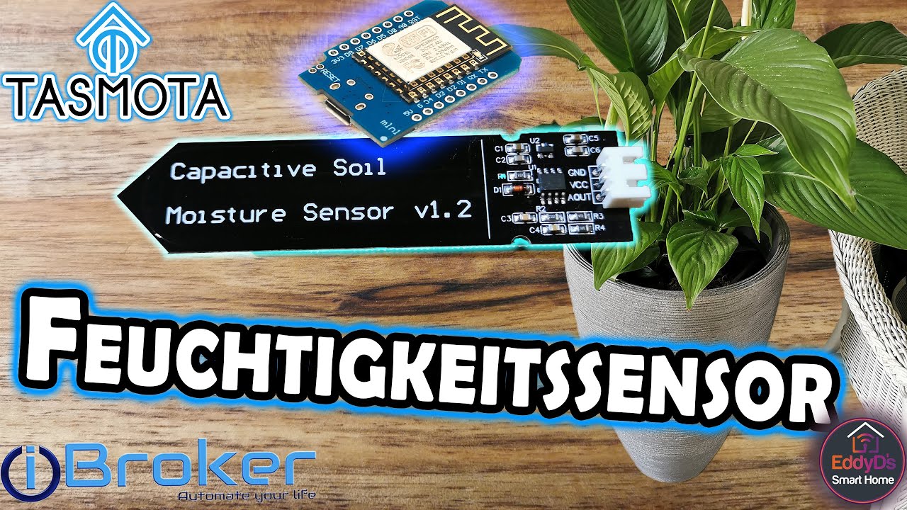 Kapazitiver Bodenfeuchtigkeitssensor [ESP8266 Tasmota ioBroker Soil Moisture Sensor]