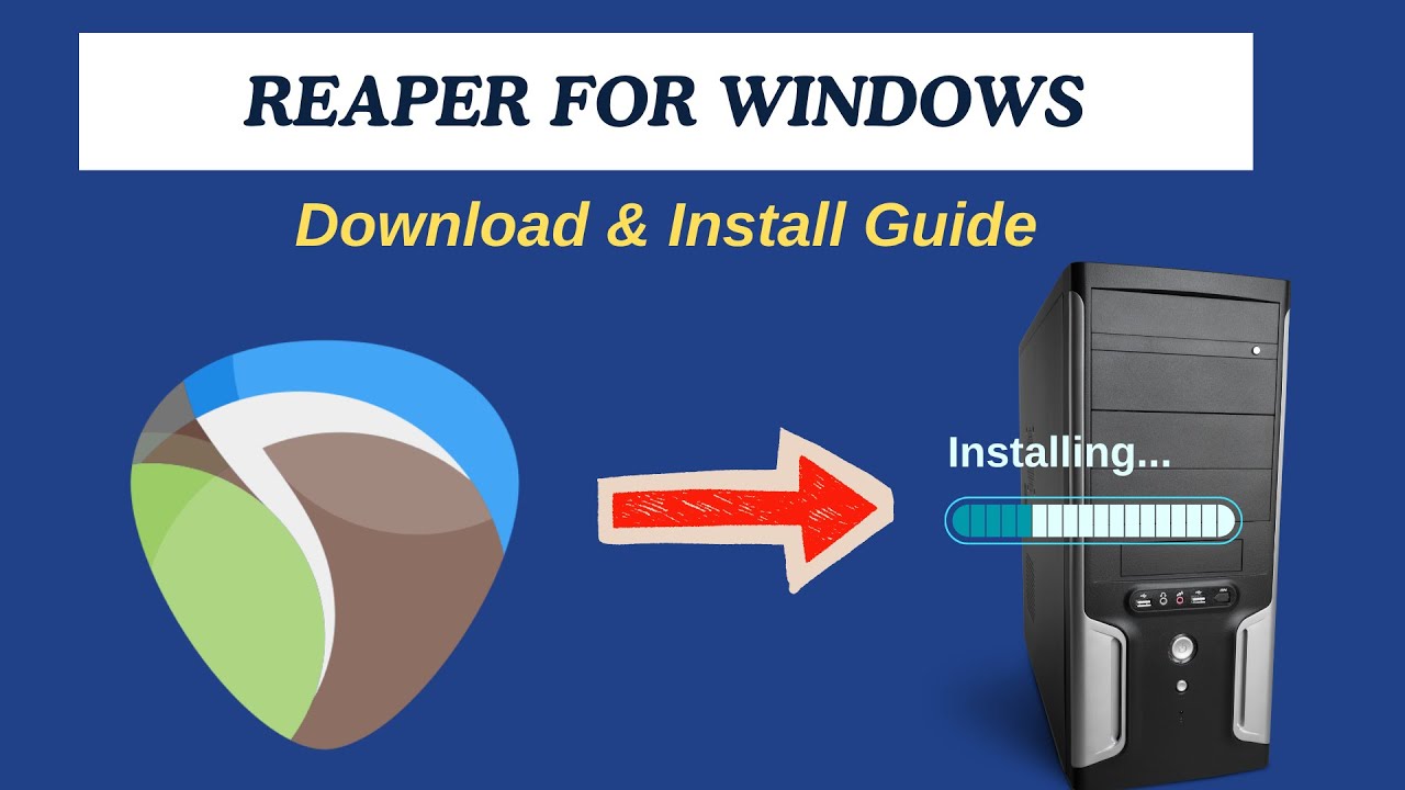 Как загрузить и установить Reaper на ПК с Windows?