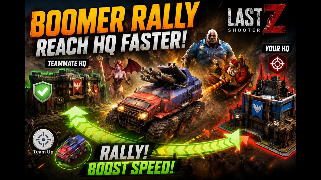 Why They Reach Your HQ Fast&hellip;Last Z Boomer Rally Trick