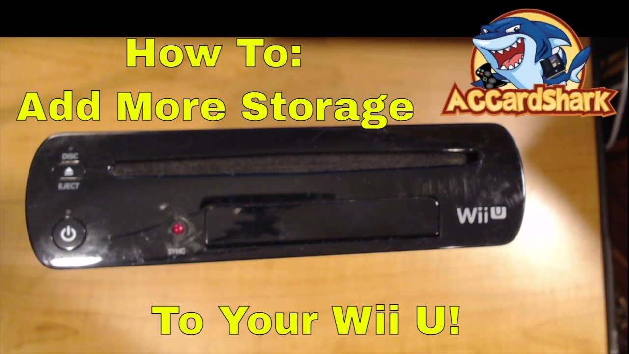 How to Add More Storage to Your Wii U