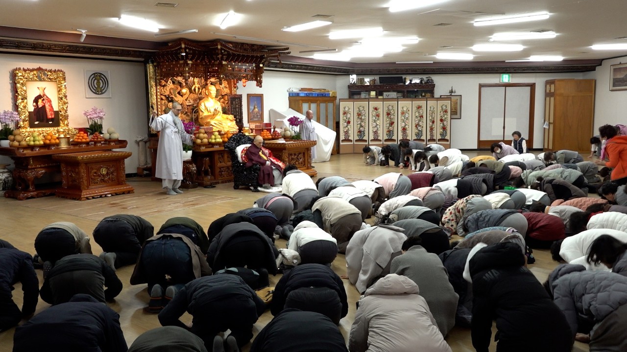 불기2570년 병오년 구인사 정초 참배