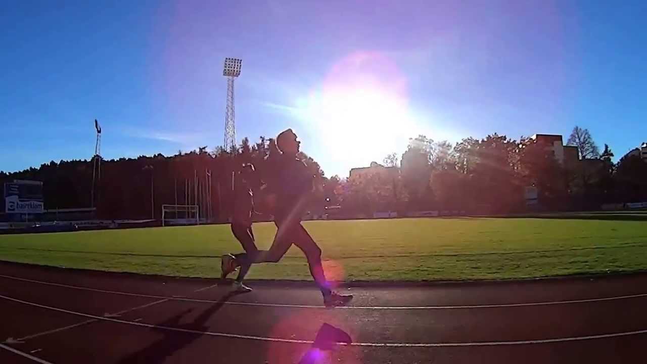 300m intervall p&aring; Studenternas IP