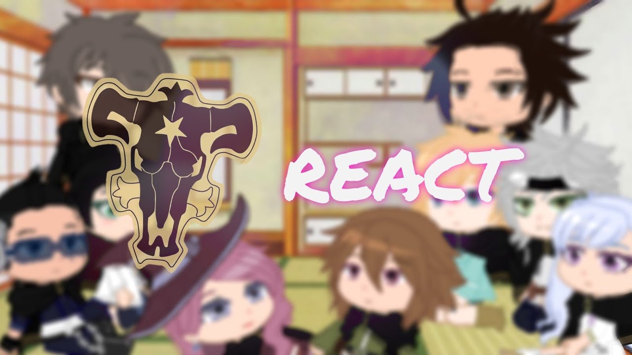 {REACT}✴️ Touros Negros reagem ao Rap do Asta (7minutoz) // Gacha Club // Black Clover