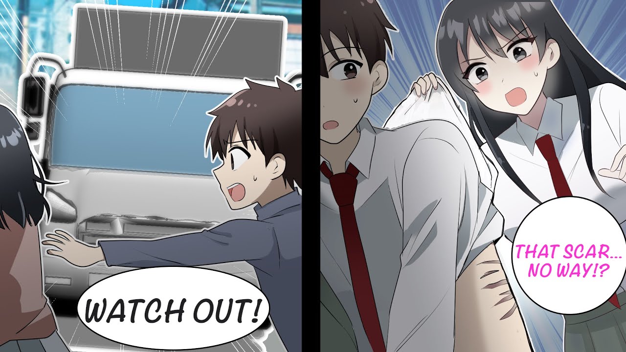 【Manga】One Time I Saved A Girl From Running Over By A Car. A Few Years Later, That Girl Said...