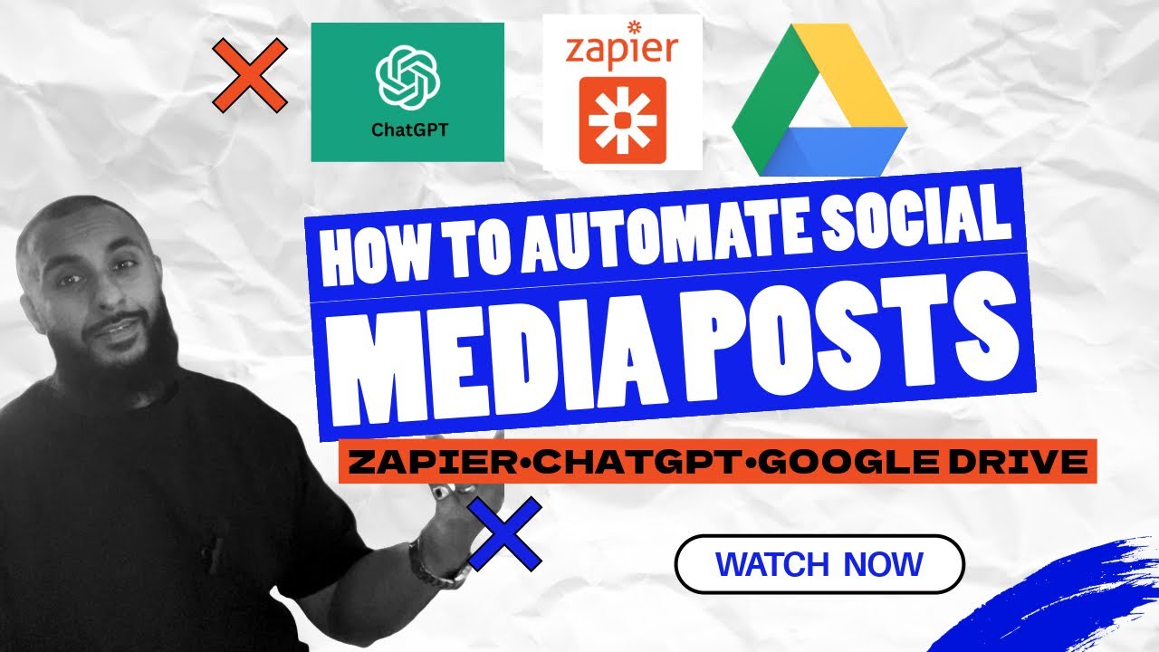 How to Automate Your Posts Using Google Drive, ChatGPT & Zapier!