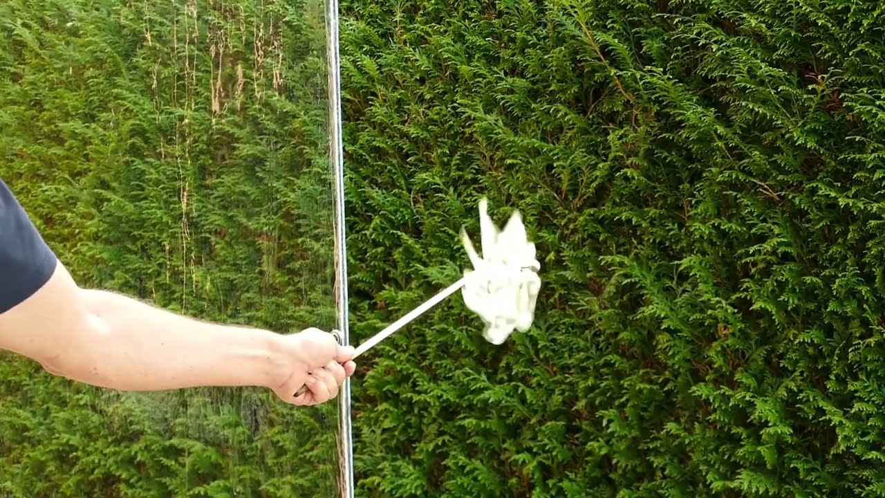 Seitenmarkise, Windschutz transparent anbringen