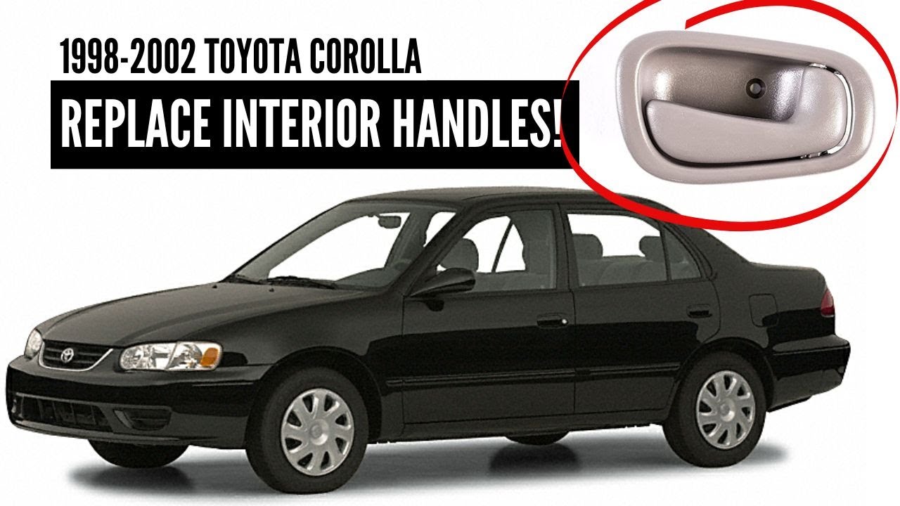 Замена внутренних дверных ручек 98-02 Toyota Corolla / Chevy Prizm