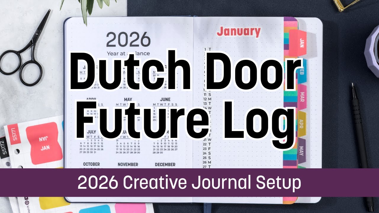 Setting Up My 2026 Future Log | Bullet Journal | Daisy Chain Members Exclusive Stream