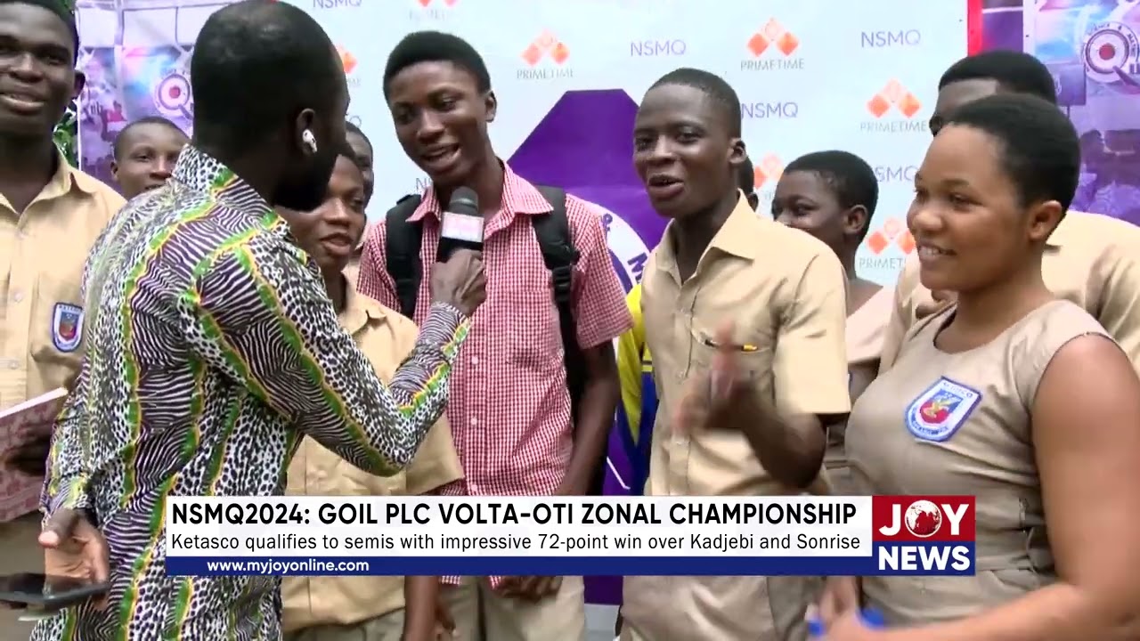 NSMQ2024: Ketasco qualifies to semis with impressive 72-point win over Kadjebi and Sonrise.