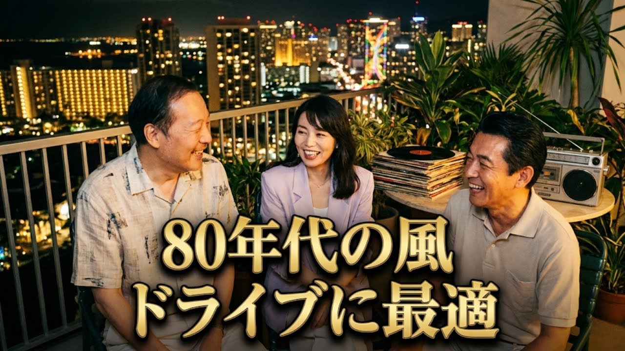 「80年代の風」Japanese City Pop 🌴 ドライブに最適 J-POP | (山下達郎, 竹内まりや, 大瀧詠一)