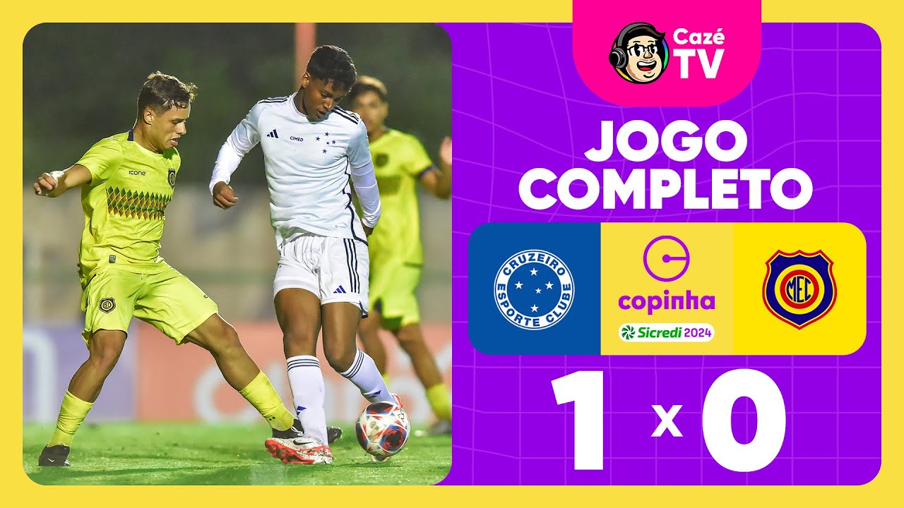 JOGO COMPLETO: CRUZEIRO X MADUREIRA | SEGUNDA FASE | COPINHA 2024