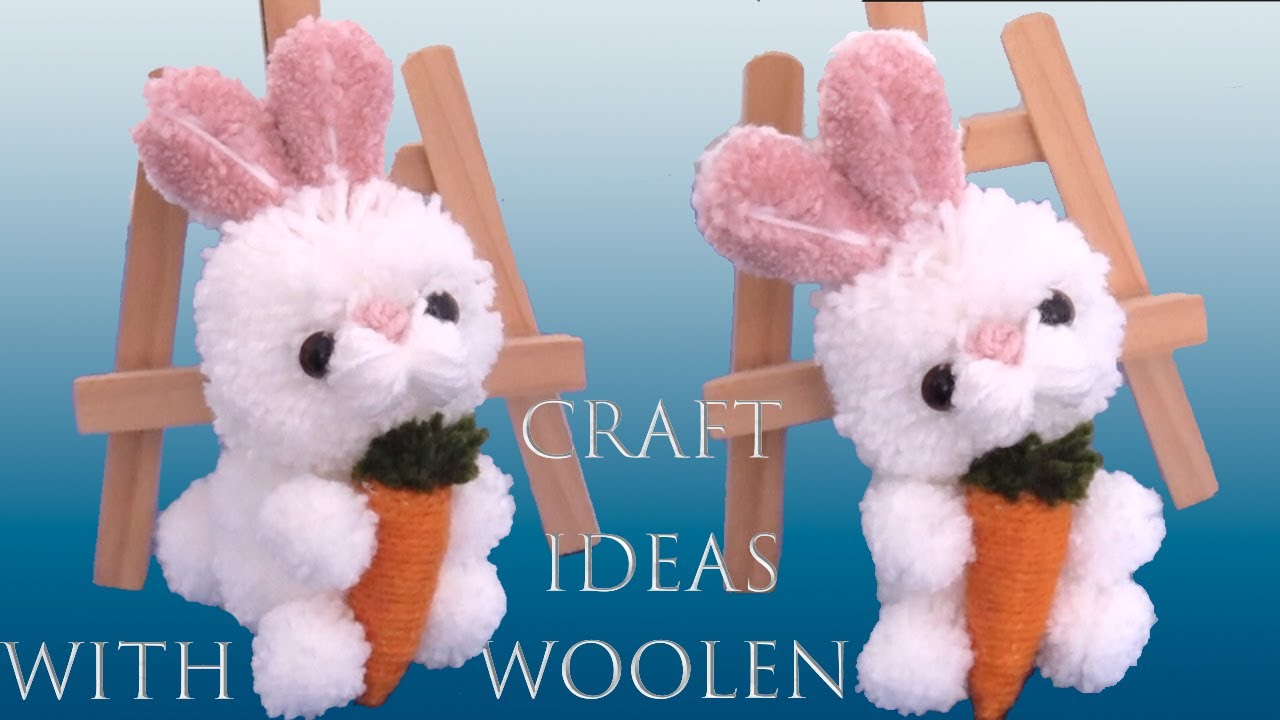 Manualidades con lana hilo conejito Aprende Fácil