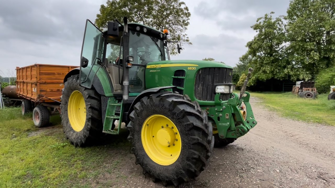 JOHN DEERE 6830 in TRASPORTO LETAME | Agrisengo [FULL HD]
