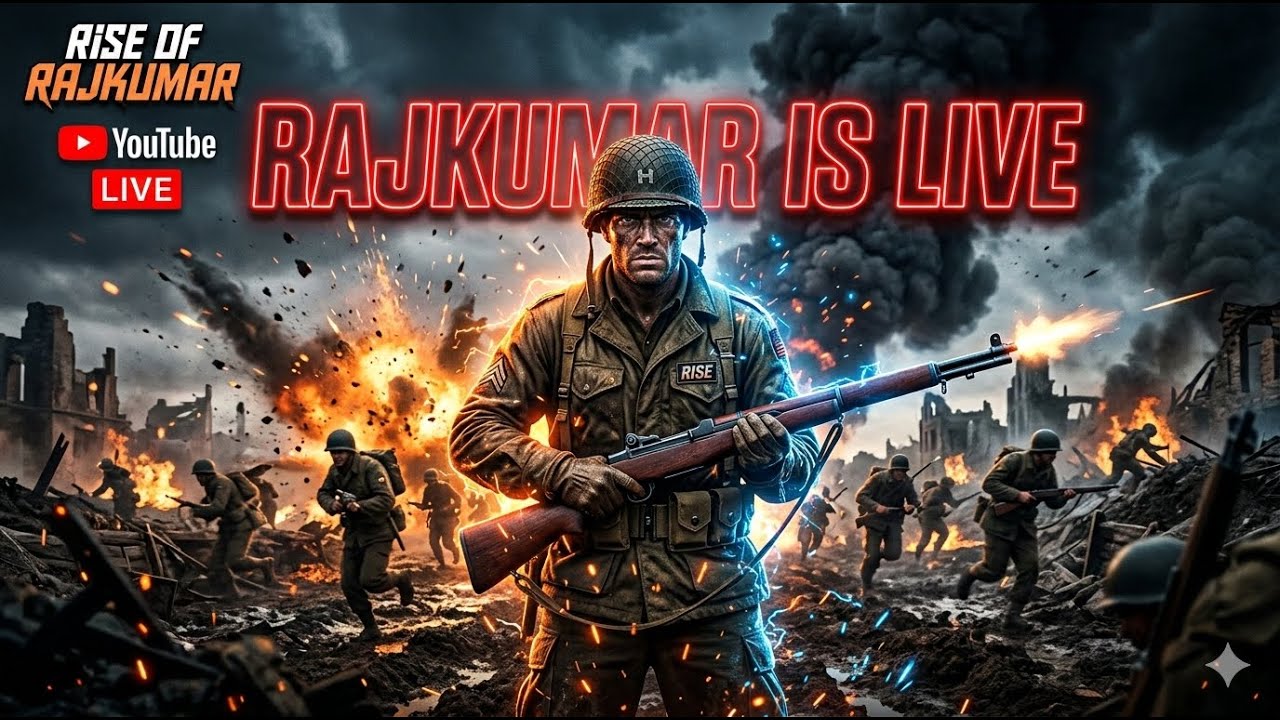 RAJKUMAR IS LIVE 🔴 | EPIC WORLD WAR 2 BATTLES | COD WW2 Gameplay | Rise of Rajkumar