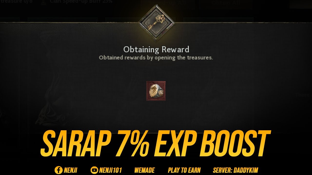 Ez + 7% Exp boost! Thank you Ymir
