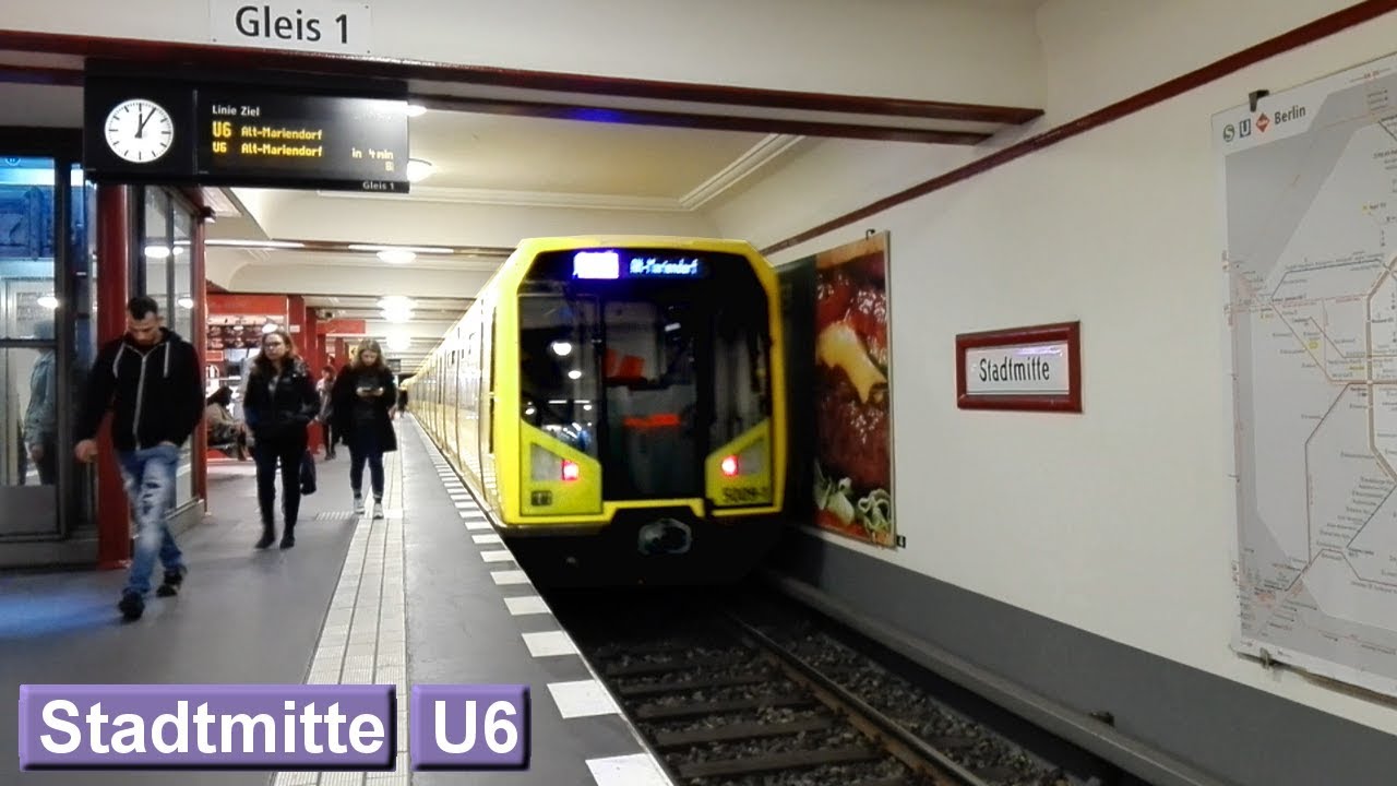 Stadtmitte U6 : Берлинский метрополитен ( BVG H - F87 )