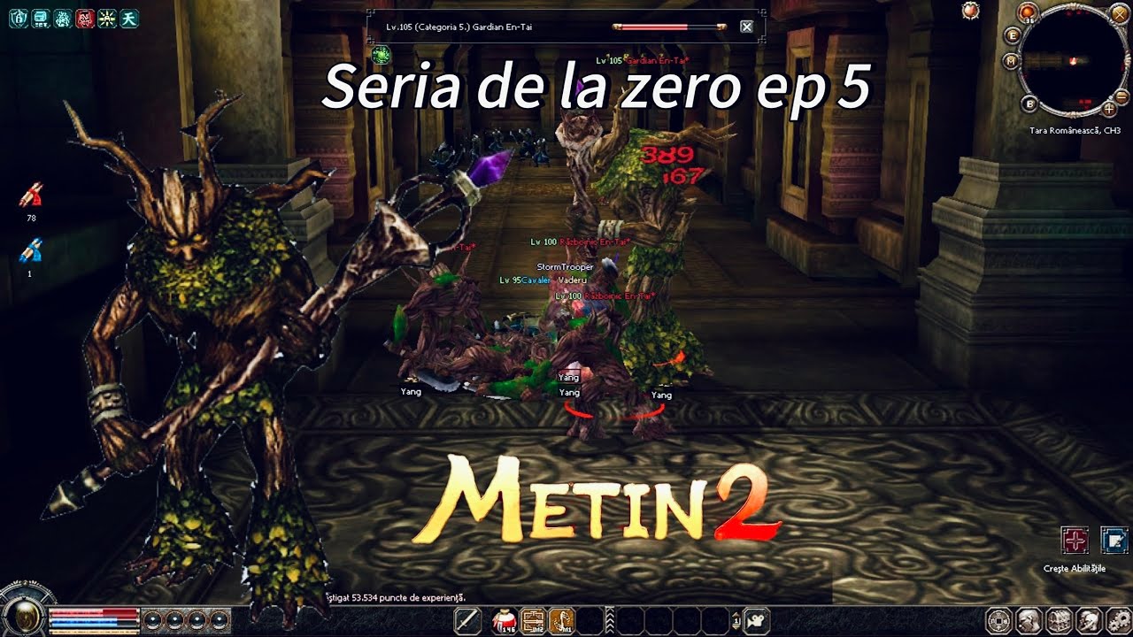  Seria de la zero ep 5 Padurea fermecata lvl 95-110 #metin2 Tara Romaneasca 