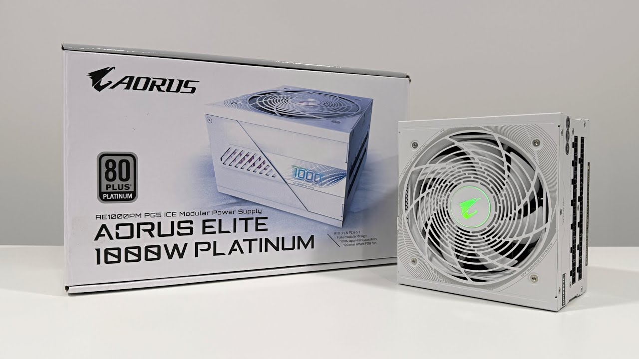 GIGABYTE AORUS ELITE P1000W 80+ Platinum - Распаковка