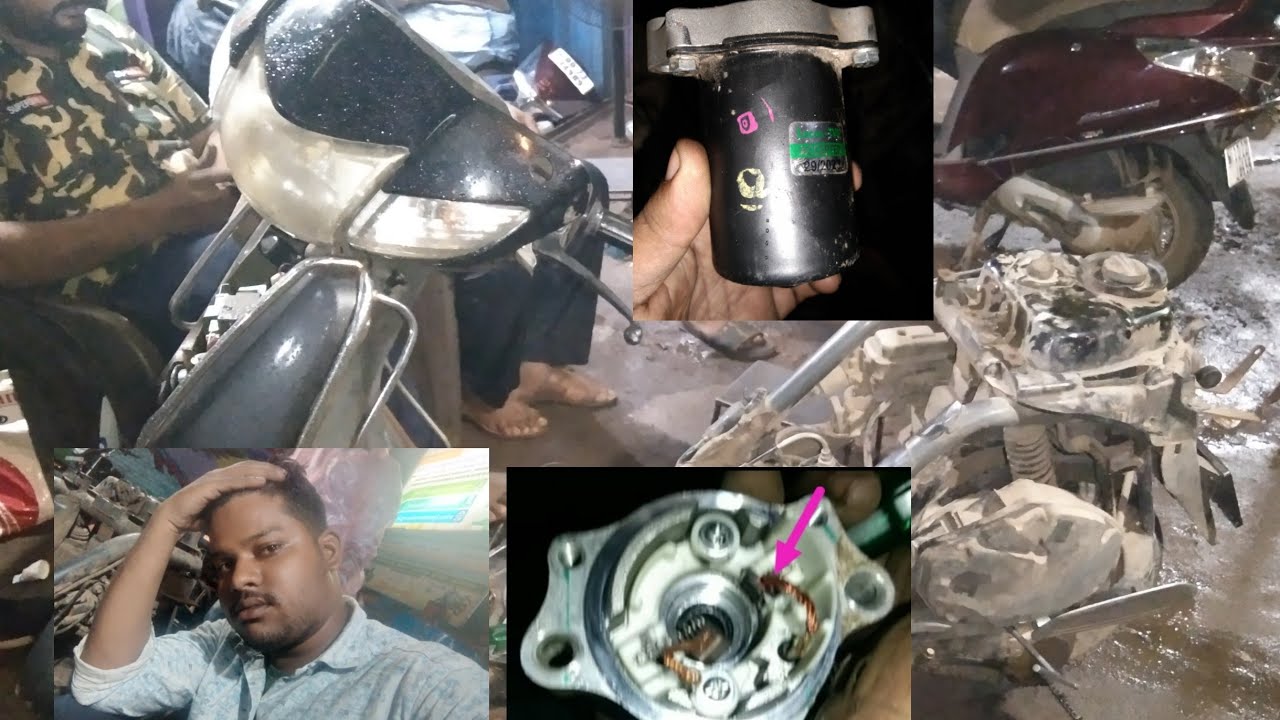 scooty ka self starting problem kaise set out Karen/Honda Activa self problem @wondermechanic