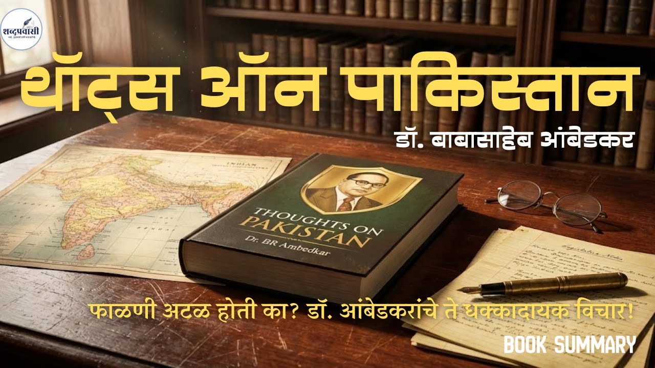 पाकिस्तानसंबंधी विचार | डॉ. बाबासाहेब आंबेडकर  Thoughts on Pakistan by Dr. B.R. Ambedkar