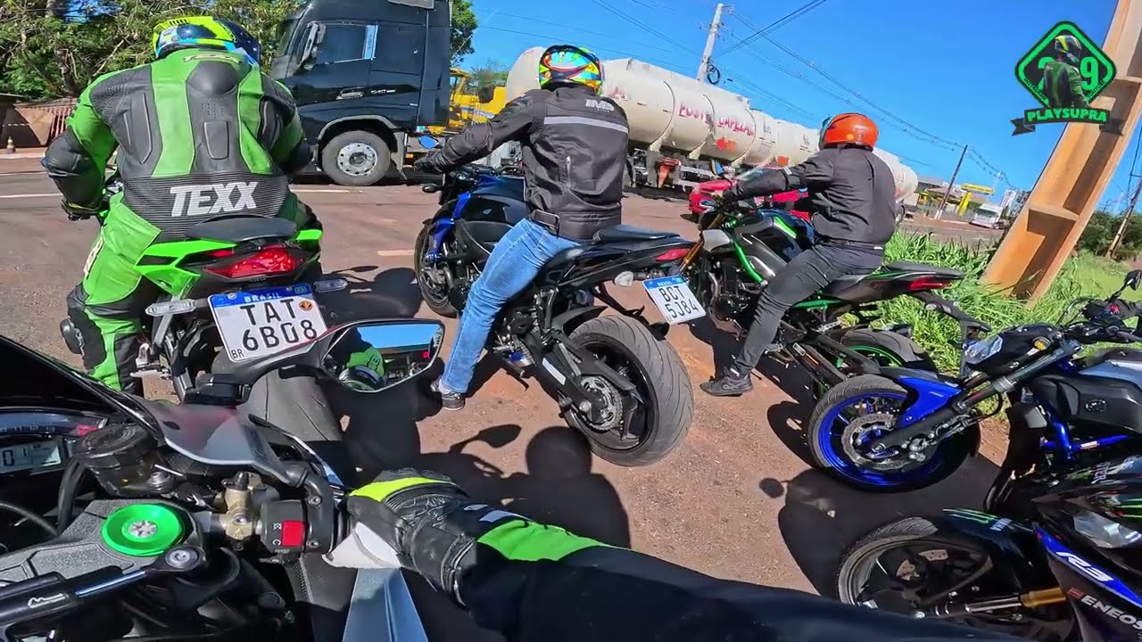 PLAYSUPRA - ROLE PARA IRETAMA NA VISÃO DO ELVIS (KAWASAKI ZX10R 2018) ACELERANDO NAS CURVAS!!!!