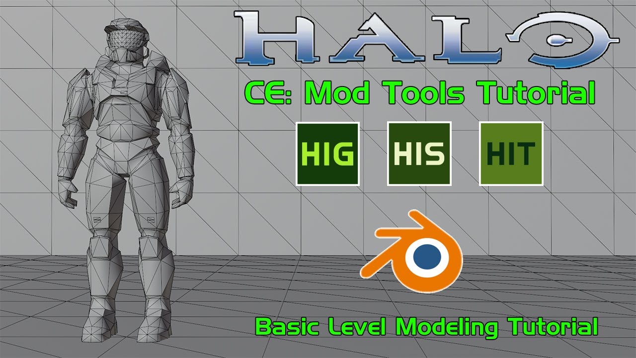 [2022] Halo MCC - Halo CE Mod Tools for Beginners + Blender Basic Level Modeling Tutorial