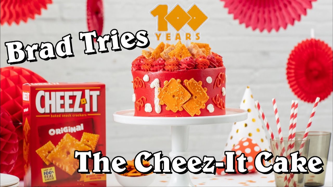 The Cheez-It Cheez-Itennial Cake | Brad Tries