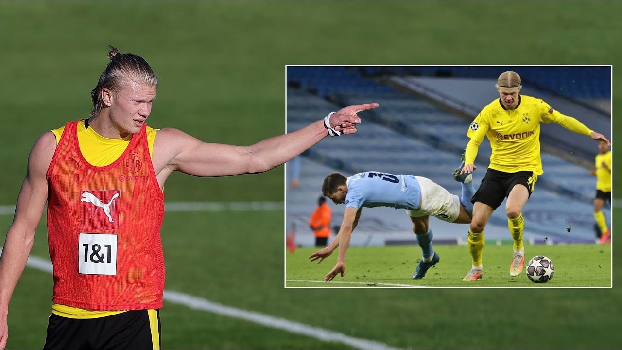 Haaland Unbelievable Strength & He's Impossible to Mark